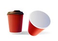 Coffee Ripple Cups. Static and Dynamic versions