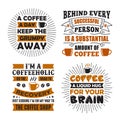 Coffee Saying & Quote Set