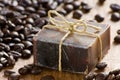 Coffee scented soap