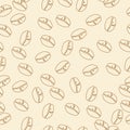 Coffee seamless background for your design Royalty Free Stock Photo