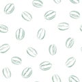 Coffee Seamless Pattern. Vector Illustration. Royalty Free Stock Photo