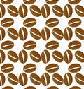 Coffee seeds background