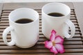 Coffee Service for Two Royalty Free Stock Photo