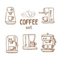 Coffee set-08 Royalty Free Stock Photo