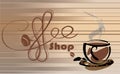 Coffee shop background Royalty Free Stock Photo