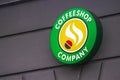 coffee shop company logo brand sign cafe drinks