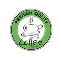 Coffee shop logo vector, coffee cup icon design, web icon