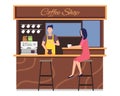 Coffee shop vector concept