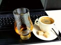 Coffee single malt keyboard keys fingerboard