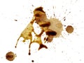 Coffee splatter