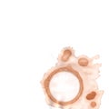 Coffee spot on old paper texture for background Royalty Free Stock Photo