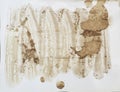 Coffee stained on paper texture Royalty Free Stock Photo