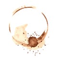 Coffee stains