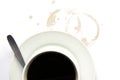 Coffee stains Royalty Free Stock Photo