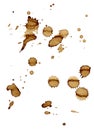 Coffee stains group food beverage drink