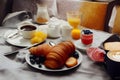 Coffee, Still-life, Breakfast, Croissant