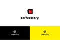 Coffee Story Logo Illustration