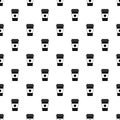 Coffee in take away cup pattern, simple style Royalty Free Stock Photo