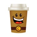 Coffee Tall Cup Cartoon Character