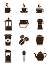 Coffee and tea icons