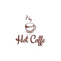 Coffee and tea shop logo