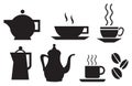 Coffee and tea tableware set