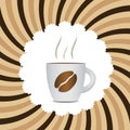 Coffee Template Background Vector Illustration Royalty Free Stock Photo