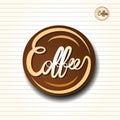 Coffee text design
