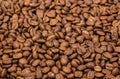 Coffee texture. coffee beans as background wallpaper. arabica cofee bean Royalty Free Stock Photo