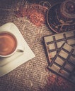 Coffee theme still-life Royalty Free Stock Photo