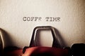 Coffee time concept Royalty Free Stock Photo