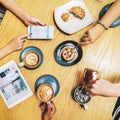 Coffee Time Friends Socialize Enjoyment Concept