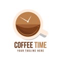 Coffee time logo concept