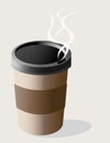 Coffee to-go cup Royalty Free Stock Photo