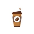 Coffee to go icon. Paper cup icon for web and graphic design.