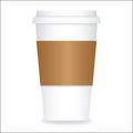 Coffee to go paper cup