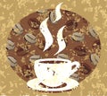 Coffee vintage background