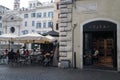 Coffee and Wine Bar in Rome, Italy Royalty Free Stock Photo