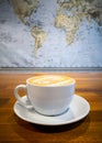 Coffee and the world Royalty Free Stock Photo