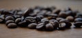 Coffeebeans on the table