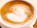 Coffeecup with foam. Royalty Free Stock Photo