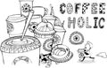 Coffeeholic Royalty Free Stock Photo