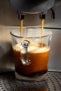 Coffeemachine with Glass Cup