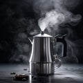 coffeemaker brewing a fresh pot of coffee Royalty Free Stock Photo