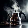 coffeemaker brewing a fresh pot of coffee Royalty Free Stock Photo