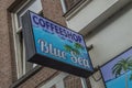 Coffeeshop Blue Sea At Amsterdam The Netherlands