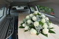 Coffin in car