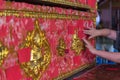 Coffin Donation (Donate a Coffin) at Thai temple