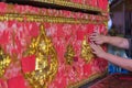 Coffin Donation (Donate a Coffin) at Thai temple