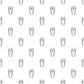 Coffin pattern vector